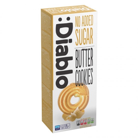 Diablo No Added Sugar Cookies Butter 135g