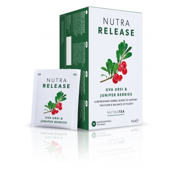 Nutratea Biodegradable Tea Bags 20's Nutra Release Uva Ursi & Juniper Berries