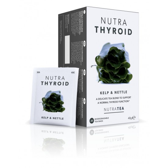 Nutratea Biodegradable Tea Bags 20's Nutra Thyroid Kelp & Nettle