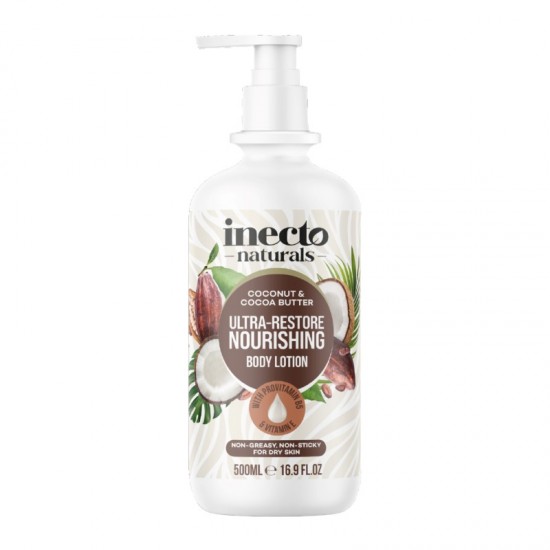 Inecto Naturals Body Lotion 500ml Coconut & Cocoa Butter