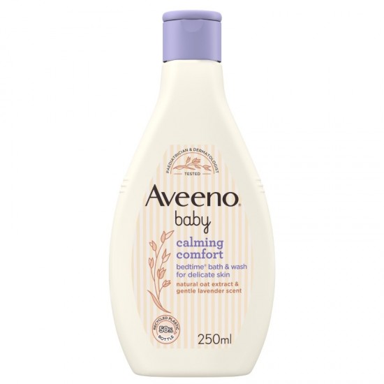 Aveeno Baby Calming Comfort Bedtime Bath & Wash 250ml