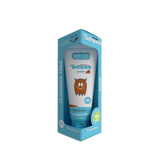 Babyton Baby And Kids Coconut Natural Toothpaste 50g