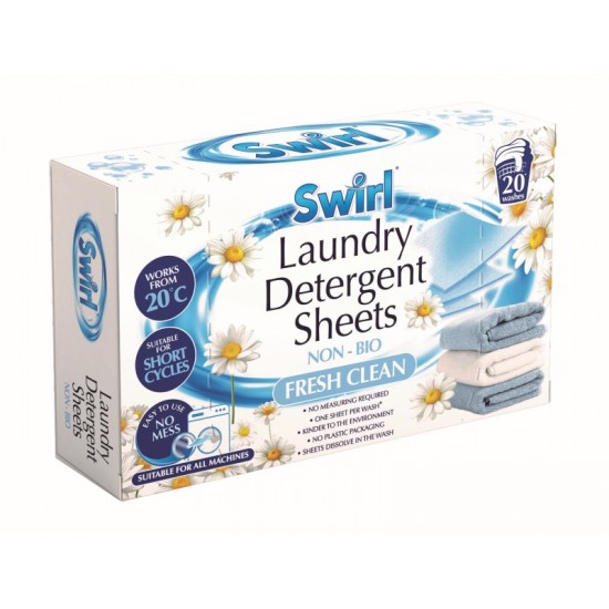 Swirl Laundry Detergent Sheets 20's