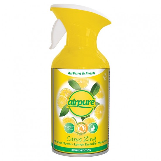 Airpure & Fresh Air Freshener 250ml - Citrus Zing