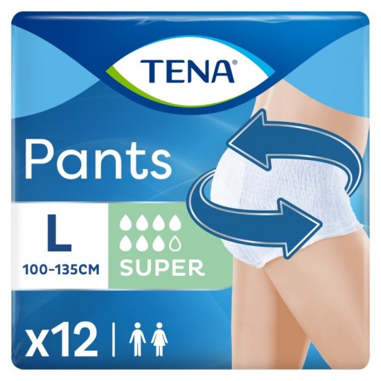 Tena Incontinence Pants Super Large 12's