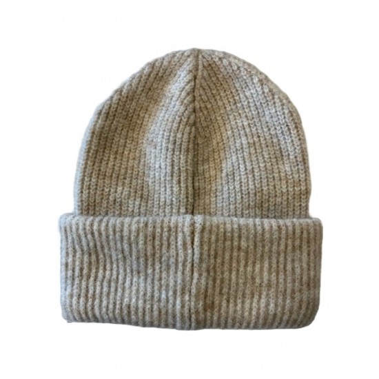 Ladies Knitted Hat Cream