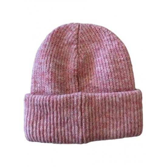 Ladies Knitted Beanie Pink