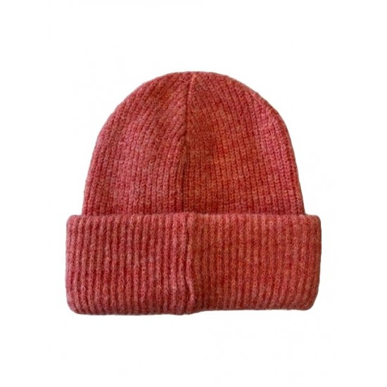 Ladies Knitted Beanie Orange