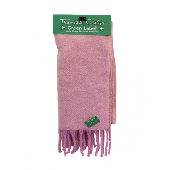 Ladies Knitted Scarf Pink