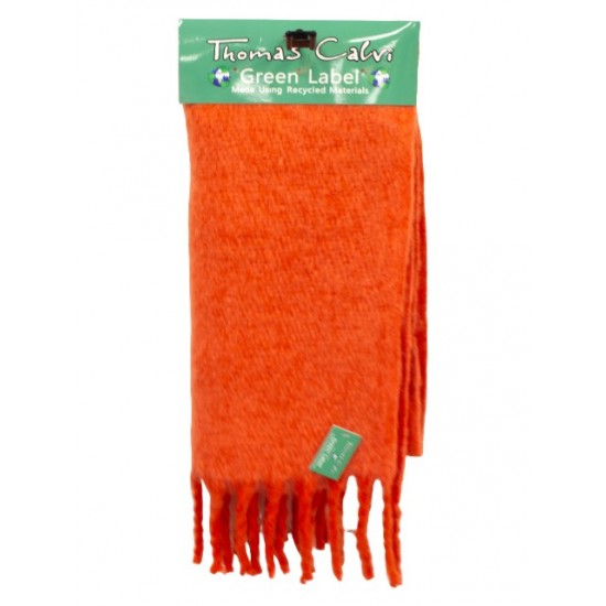 Ladies Knitted Scarf Orange