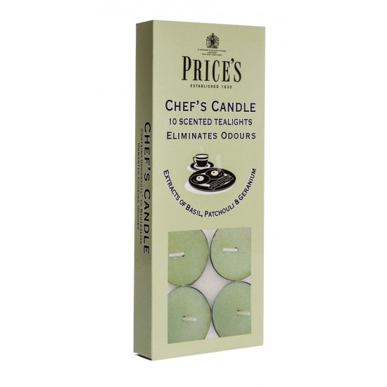 Prices Scented Tealights 10's Chef's Candle