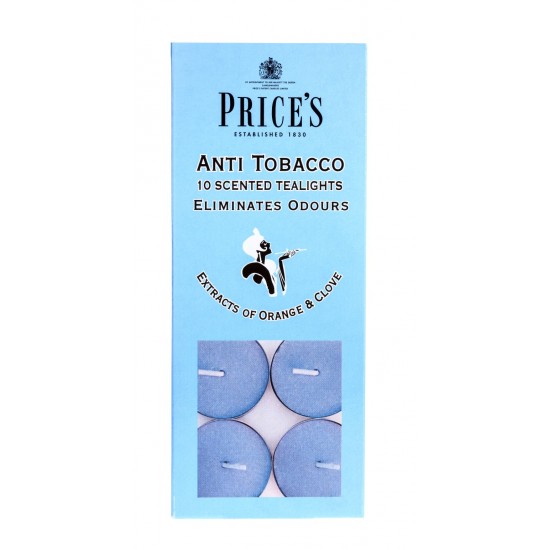 Prices Scented Tealights 10's Anti Tobacco