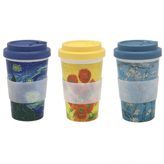 Rpet Travel Mug Assorted Van Gogh LP74097